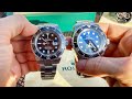 Rolex Deepsea and Rolex Sea-dweller comparison.