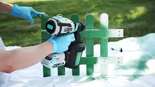 Litheli HVLP 20V Paint Sprayer with Brushless Motor, Cordless Paint Gun  with 2.0 Ah Battery & Charger 