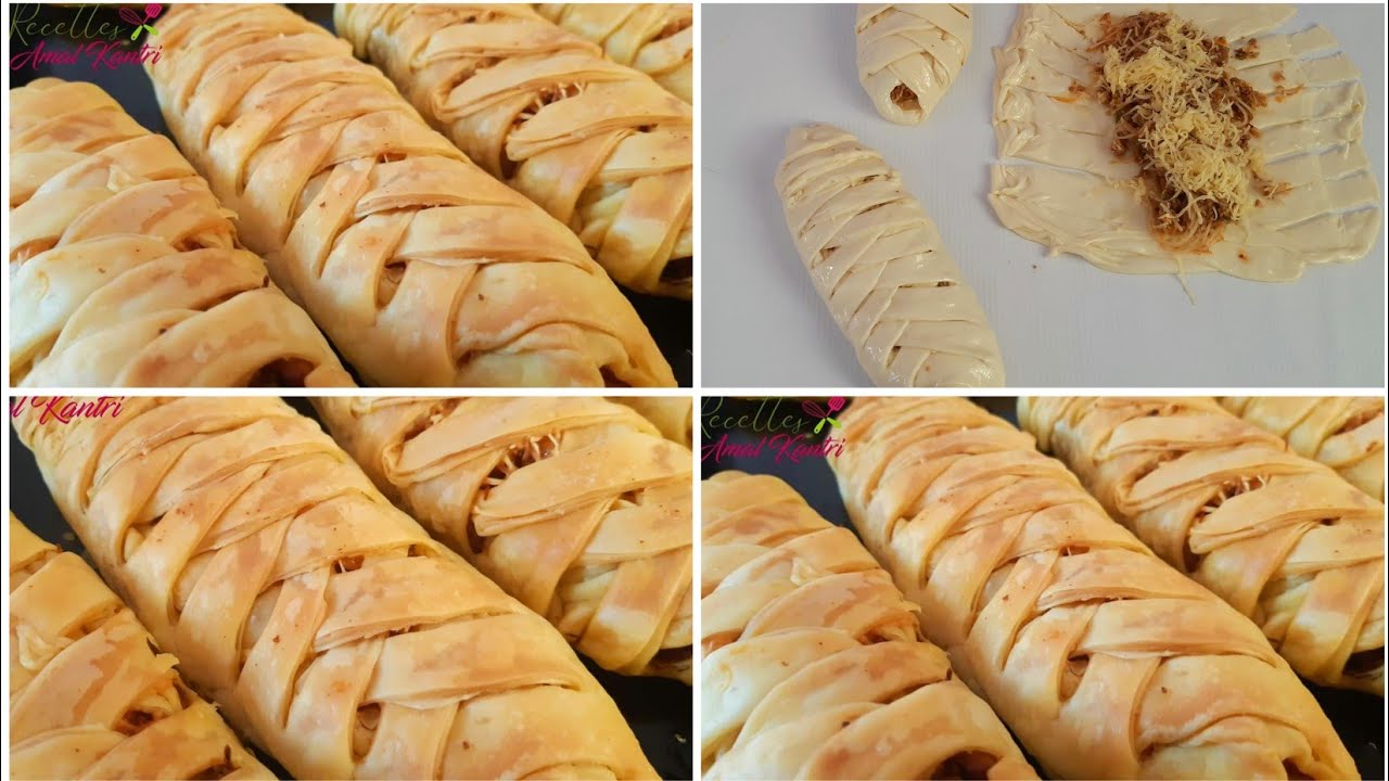 مملحات الظفيرة لرمضان بالعجين السحري المقرمش والمورق  بدون بيض أو خميرة هائلين يستاهلو التجربة