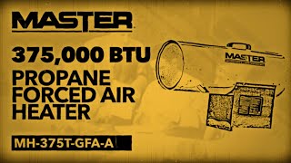 Master 375,000 BTU LP Forced Air Heater with Thermostat - Master