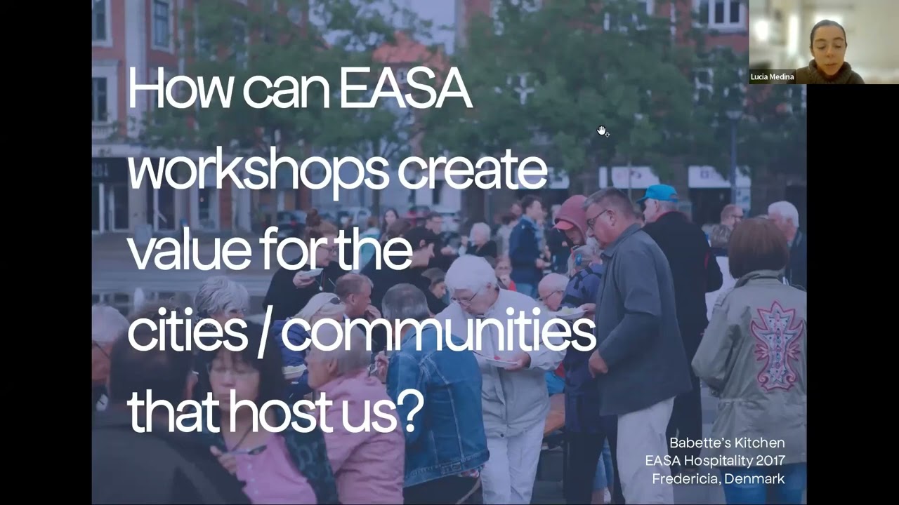Lucia Medina (EASA Commons) - Tutor Call: Early Call for Ideas. Workshop Framework and Timeline