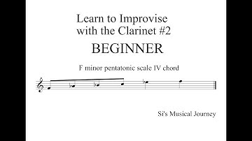 Learn to Improvise Clarinet # 2  Beginner