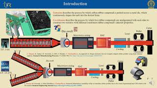 Approach to investigate the effect of rheology during polymer extrusion using a computational method