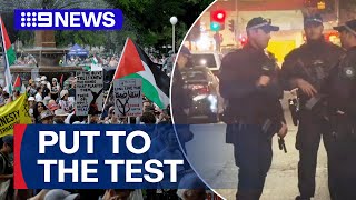 Anti-Protests Laws Tested In Sydney 9 News Australia