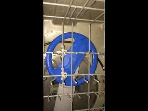 Inside a wash cycle on a Frigidaire Dishwasher. - YouTube