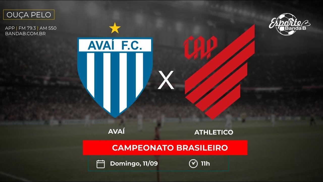[AO VIVO] AVAÍ x ATHLETICO BRASILEIRÃO SÉRIE A (11/09) YouTube