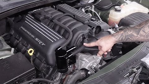 How to: Oil catch can install on a 2021 Dodge Charger 392 scat pack