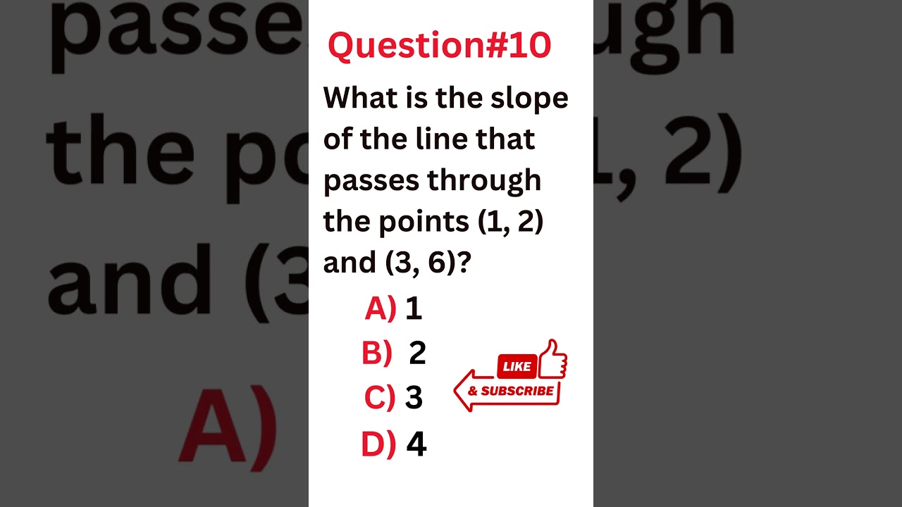 SAT MATH MCQS Preparation - 