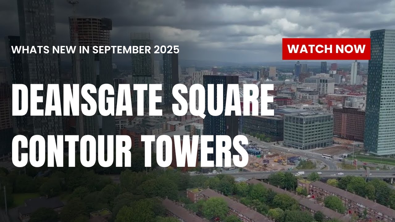Deansgate Square & Manchester’s New Skyline | Drone Footage September 2025