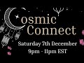 ✨’Cosmic Connect’ - meet the artists performing on Saturday 7th December, 9-11pm EST | 2 - 4am BST ✨