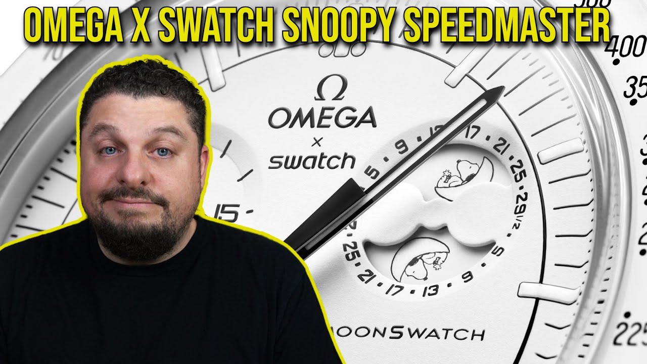 Omega x Swatch MoonSwatch Snoopy Speedmaster Moon Phase release