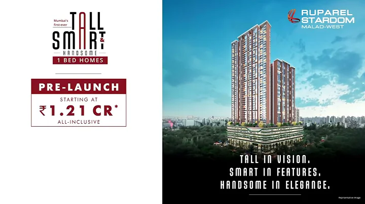 Pre Launch Alert! 1 BHK Homes In Ruparel Stardom | Western Mumbai's Best Connected Location