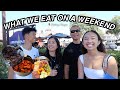 What we eat in a weekend on vacation  vlog  the laeno family