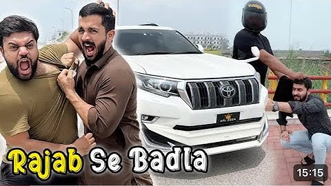 Vlog # 166 Rajab Butt ki Gari Chori Karli | Ducky Bhai Vlog Reaction