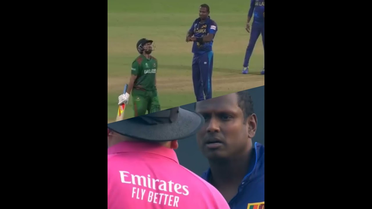 Angelo Mathews Timed Out | Mathews Revenge