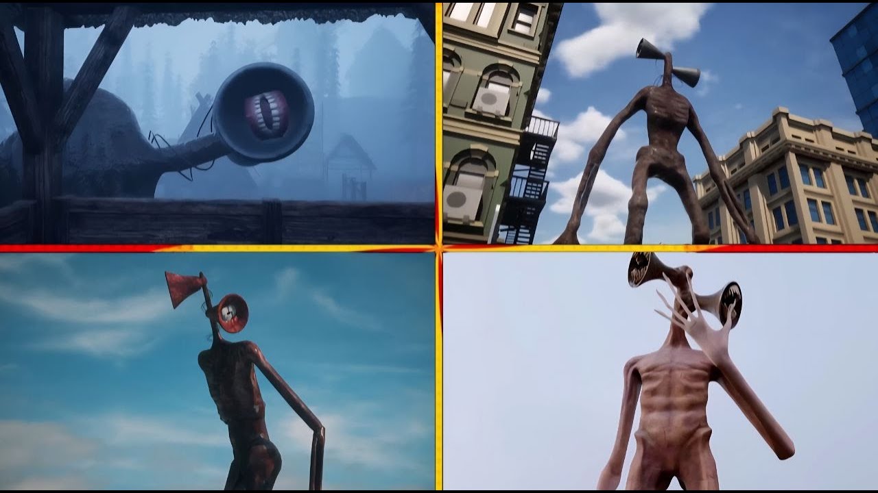 Siren Head vs Siren Head vs Siren Head vs Siren Head - Tiles Hop exe