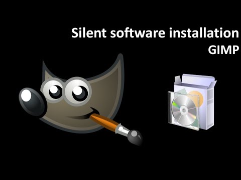 Silent software installation: GIMP