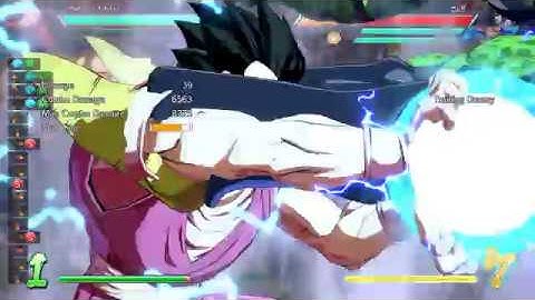 Flashy team combo Gotenks, Android 18, Adult gohan