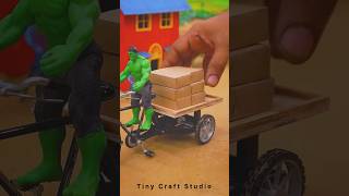 Building a Miniature World: ASMR Toy Construction! 🚜✨ #shorts