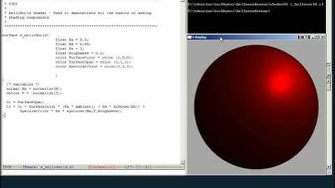Hello RenderMan Part 3
