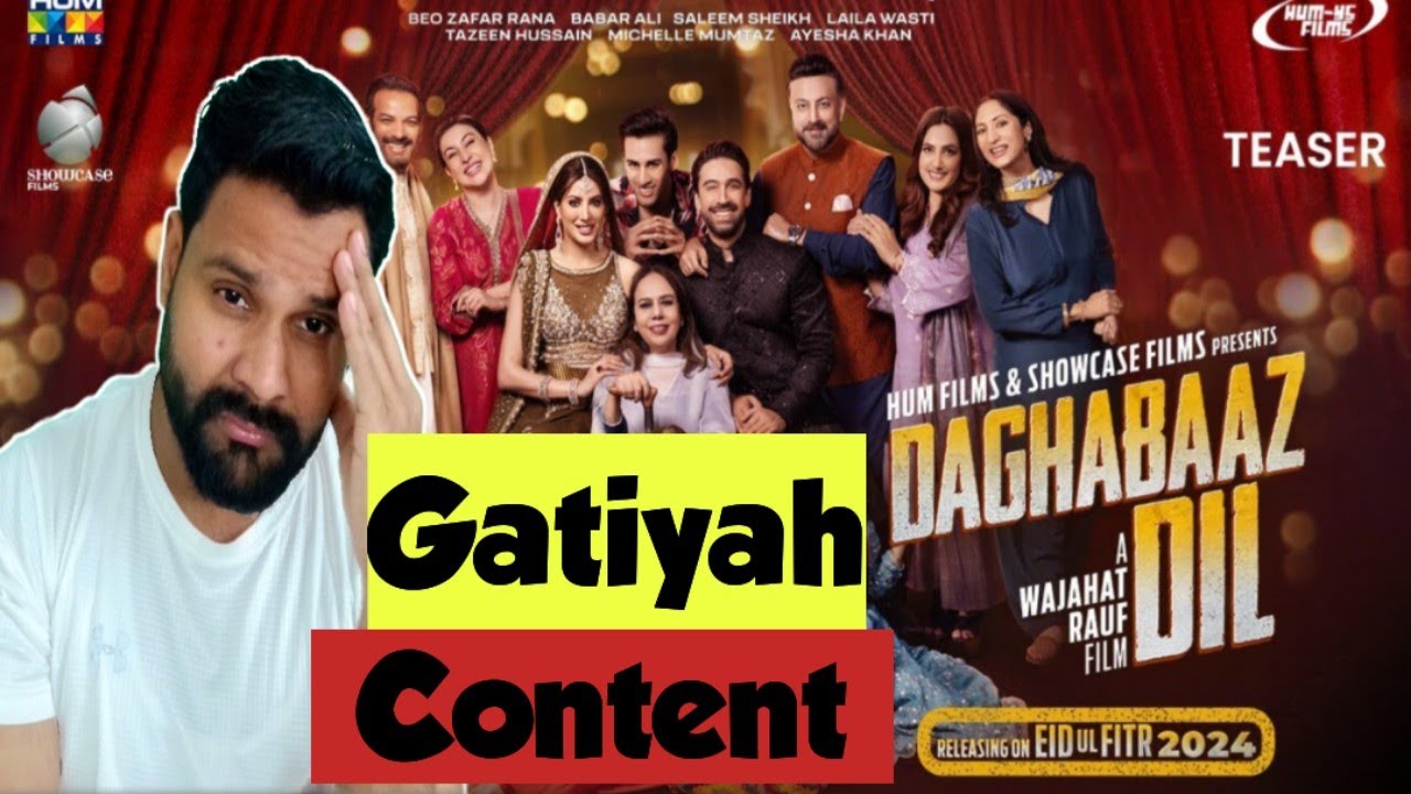 Daghabaaz Dil Teaser Review | Pakistani Upcoming Movie | Pak Review On Bollywood#daghabaazdillteaser