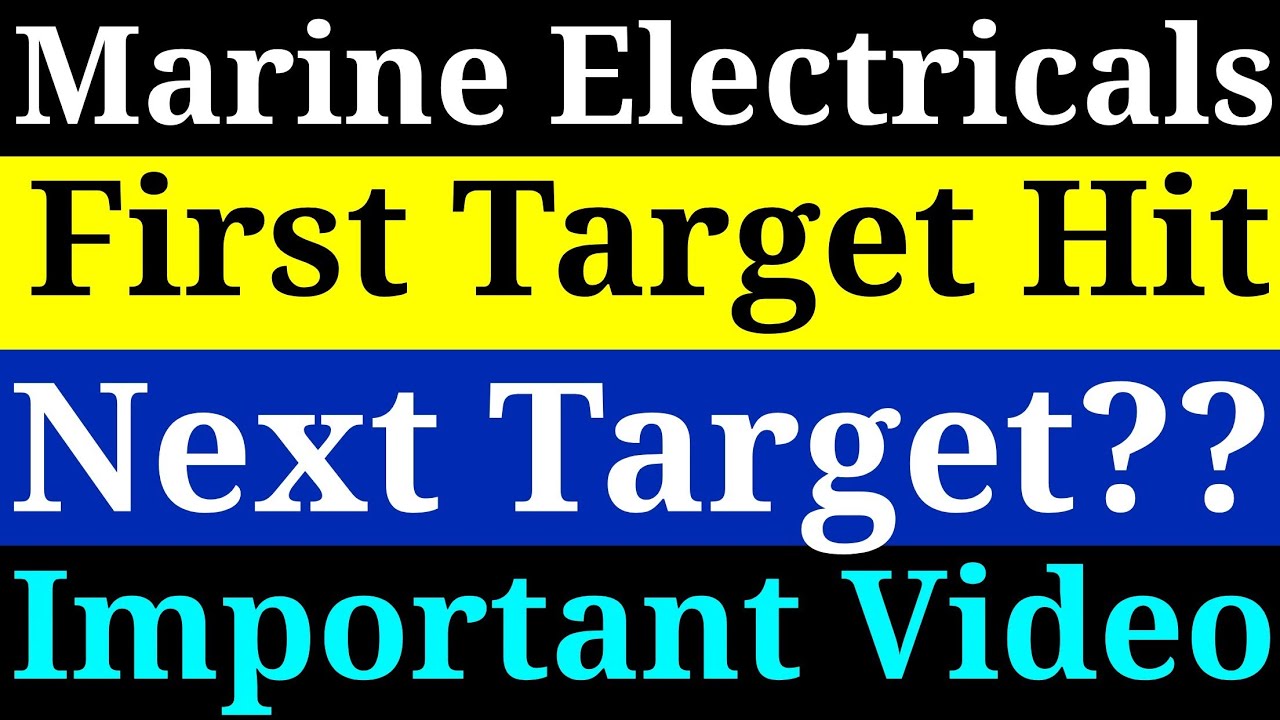 marine electricals share 💥 marine electricals share latest news 💥