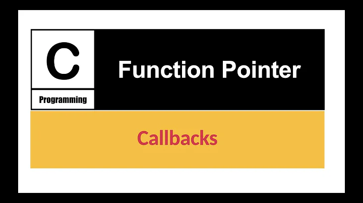 C Programming Tutorial - Function Pointer in c programming language | Learn callbacks | With Example