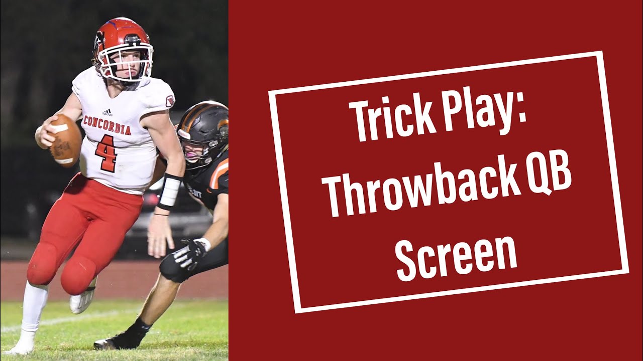 Trick Play | Throwback QB Screen