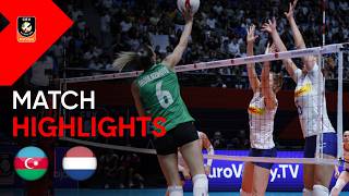Highlights Azerbaijan Vs. The Netherlands Cev Trendyol Eurovolley 2026 Women