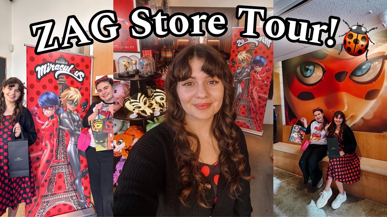 Miraculous Ladybug ZAG Store Tour🐞 *Flying ALONE for the first time😳✈️*