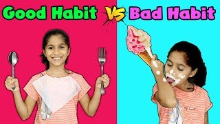 Pari's Good Habit Vs Bad Habit | Funny  Video | Pari's Lifestyle image