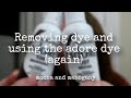 Removing old dye and redying with adore mocha and mahogany
