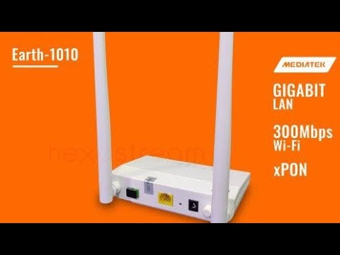 GX Earth -1010 ONU Wireless Router Unboxing and Setup any Router Modem