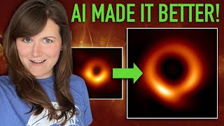 Black hole image gets AI upgrade (Messier 87* Event Horizon Telescope)