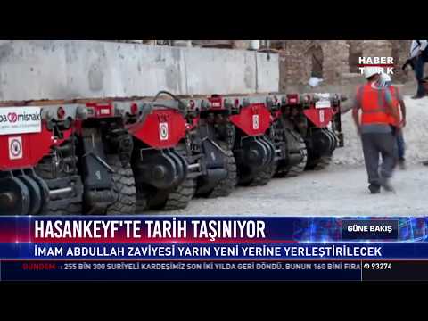 Hasankeyf'te tarih taşınıyor