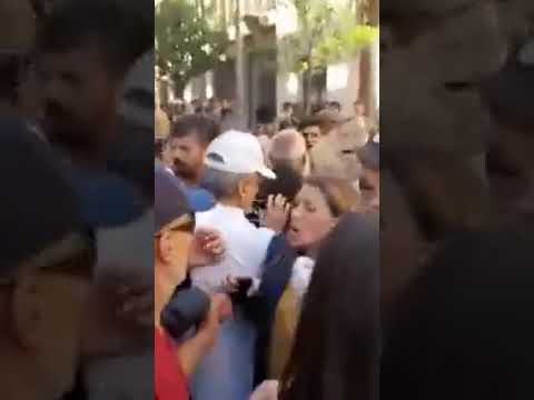 تعر ض النائبة سينتيا زرازير للضرب في محيط مجلس النواب Shorts 