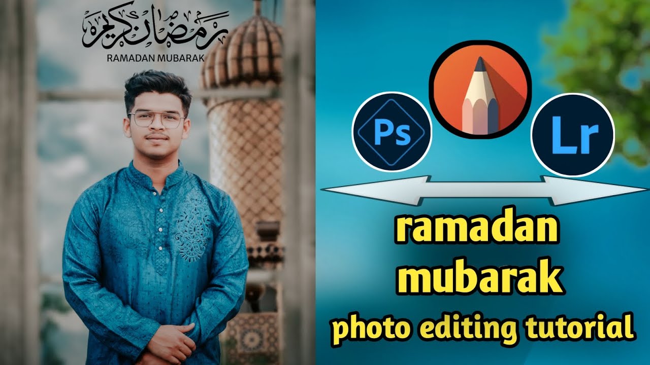 ramadan mubarak photo editing tutorial || Eid Mubarak Photo Editing || ramjan photo editing