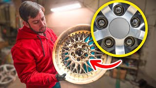 RE-DRILLING THE BOLT PATTERN ON YOUR WHEELS!