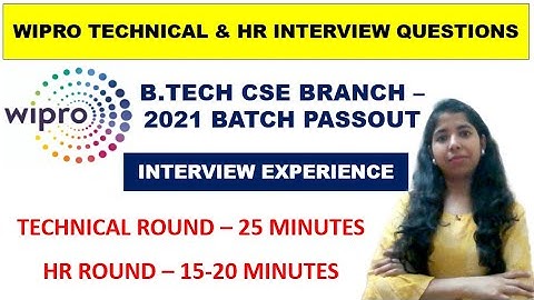 Wipro Interview Questions | Technical & HR Experience | Interview Experience