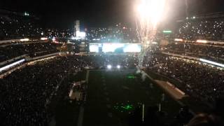 9/30/12, Brian Dawkins halftime celebration