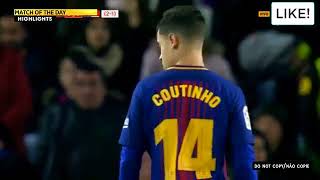 Philippe Coutinho vs Espanyol | Дебют Коутиньо за Барселону!!!