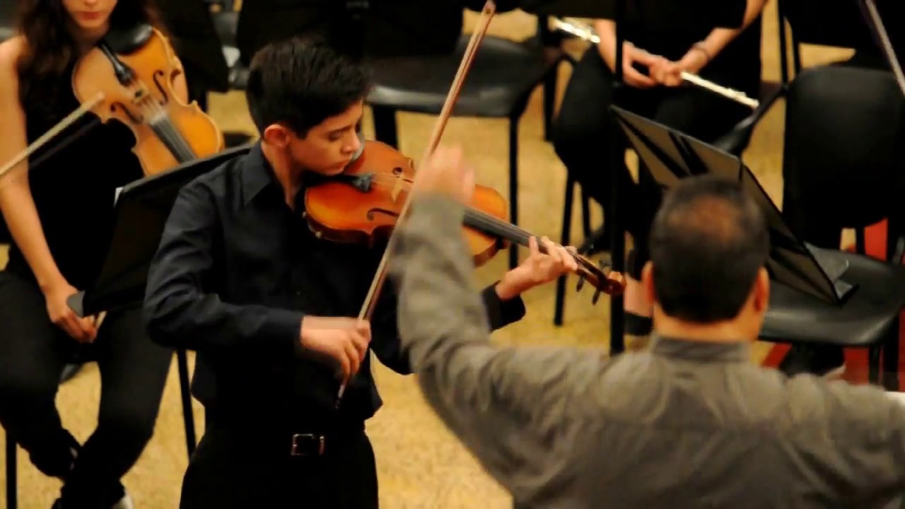 Concierto para violín Julius Conus. Interpretado por José Alejandro