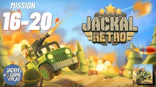 Jackal Retro - Classic Gunner | Mission 16-20 with Boss Fight | android gameplay screenshot 3