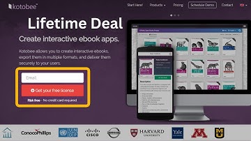Kotobee Lifetime Deal - Interactive Ebook Creation Software & Digital Publishing Platform