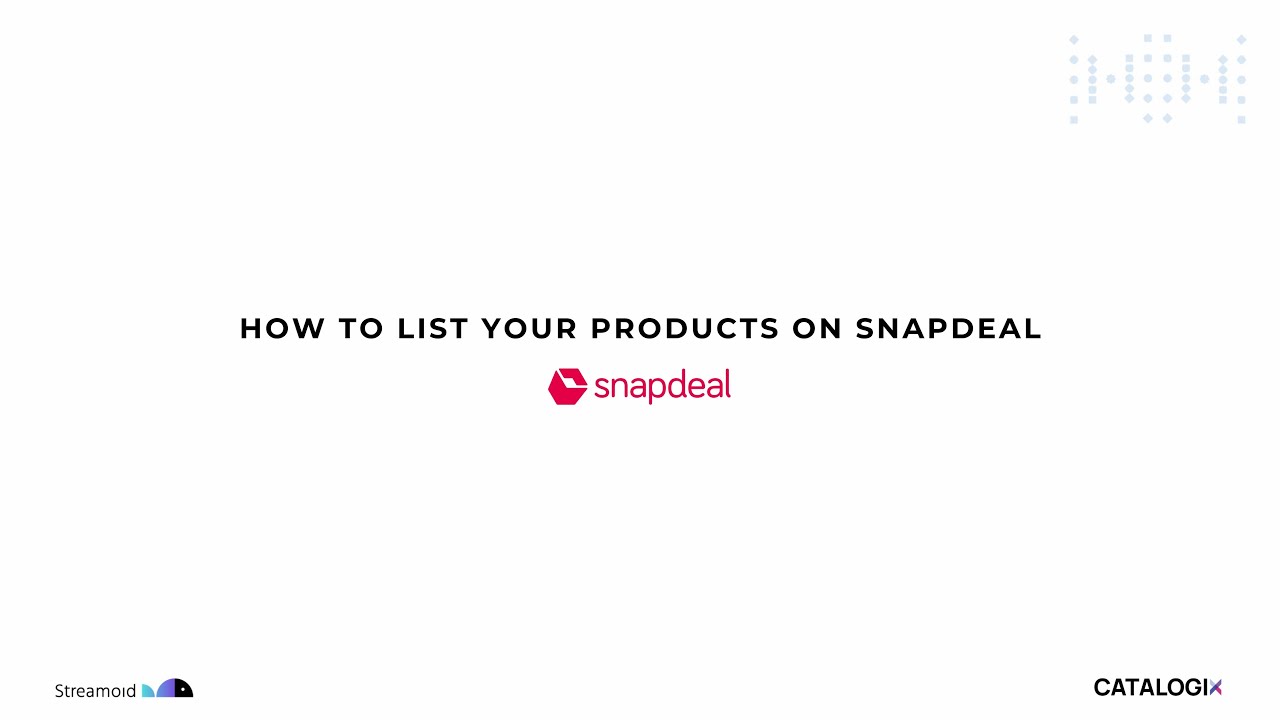 How To List On Snapdeal Marketplace