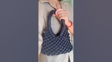 Tutorial Vannifique Bag on line 🤗 #macrametutorial #macramebag