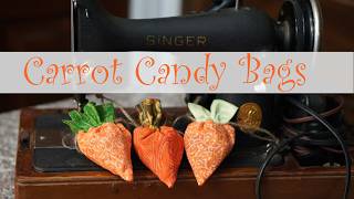 How To Sew A Carrot Candy Bag Perfect For Beginner Seamstresses