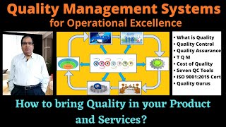 Quality Management Systems for Operational Excellence | Introduction to the Quality Systems course