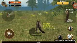 Wild Wolf Simulator 3D #Android screenshot 3