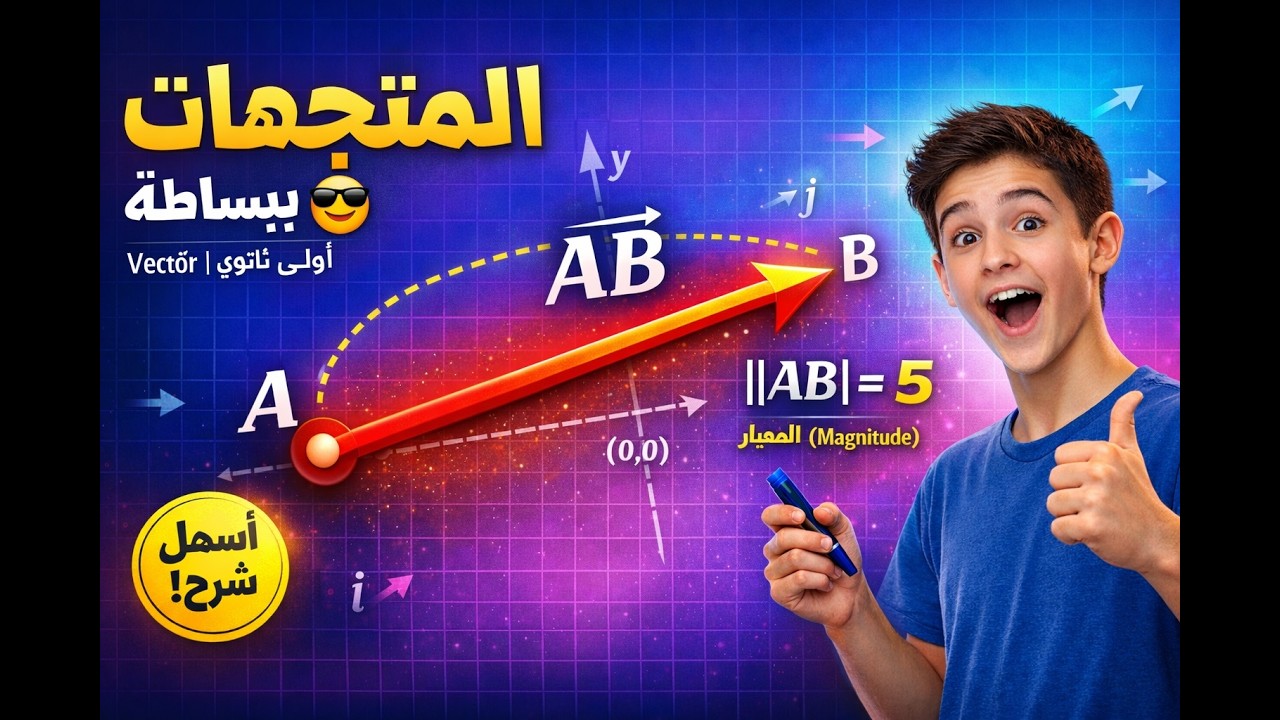 المتجهات ببساطة 😎📏 | شرح أول درس في  الهندسة أولى ثانوي